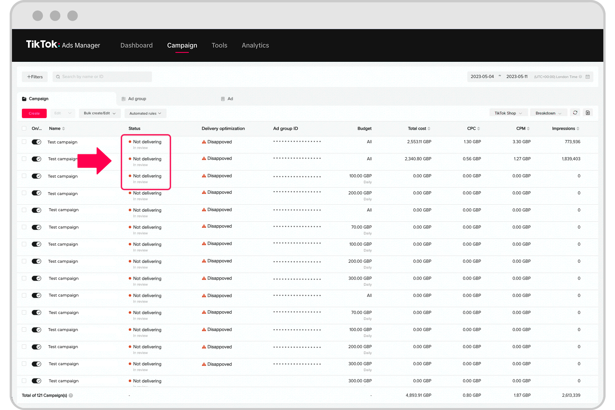 通过针对其他广告类型的一键申诉功能对被拒绝的广告提出申诉