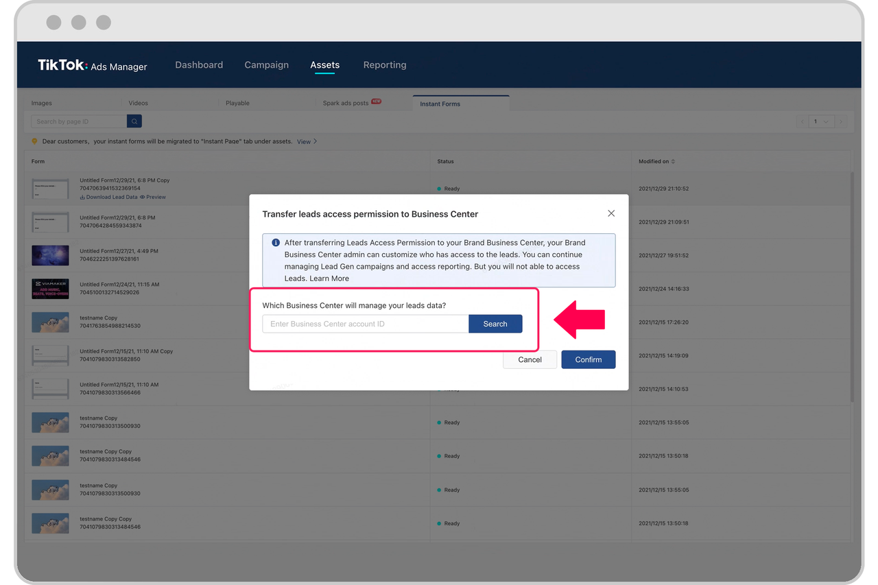 将潜在客户从代理广告帐户转移到品牌商务中心