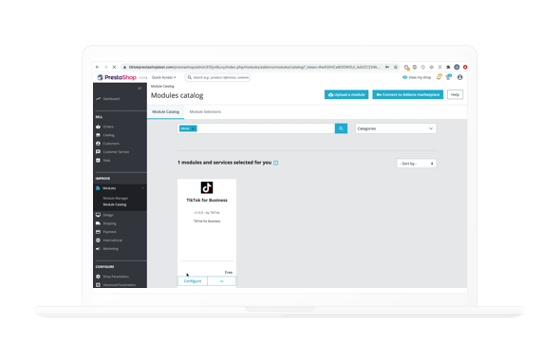 Set Up TikTok on PrestaShop | TikTok For Business