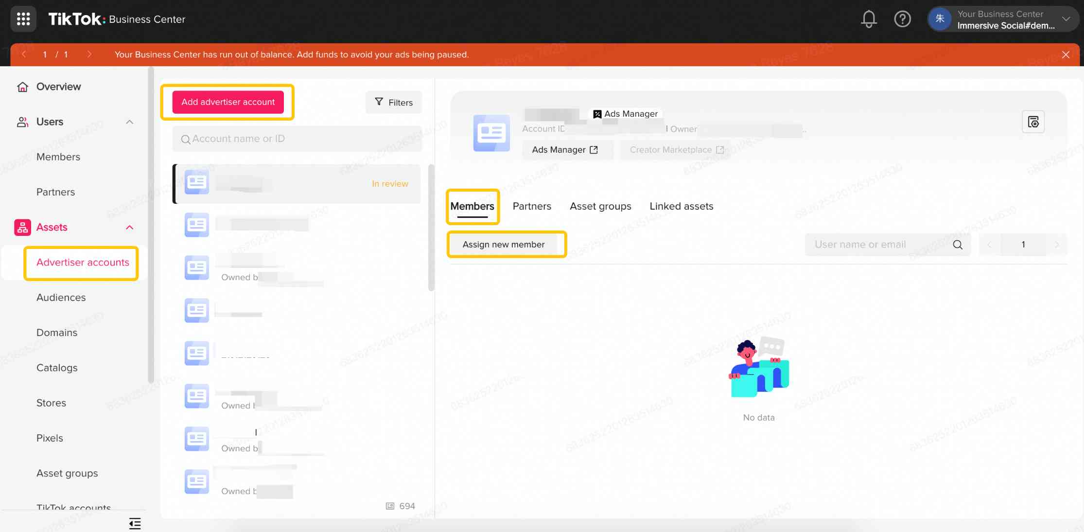 在广告管理工具中管理品牌使命视频