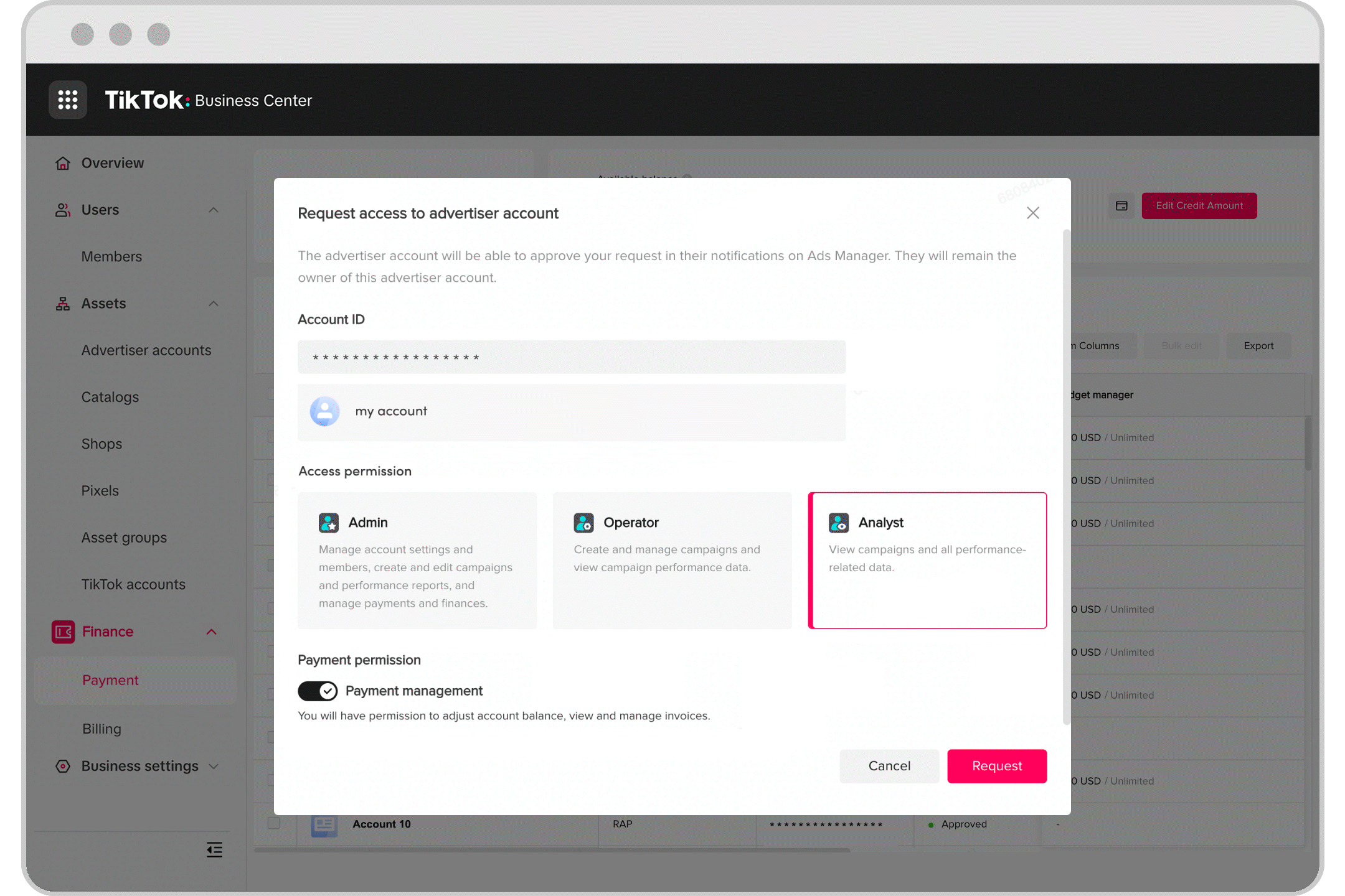 关于商务中心中的账单共享