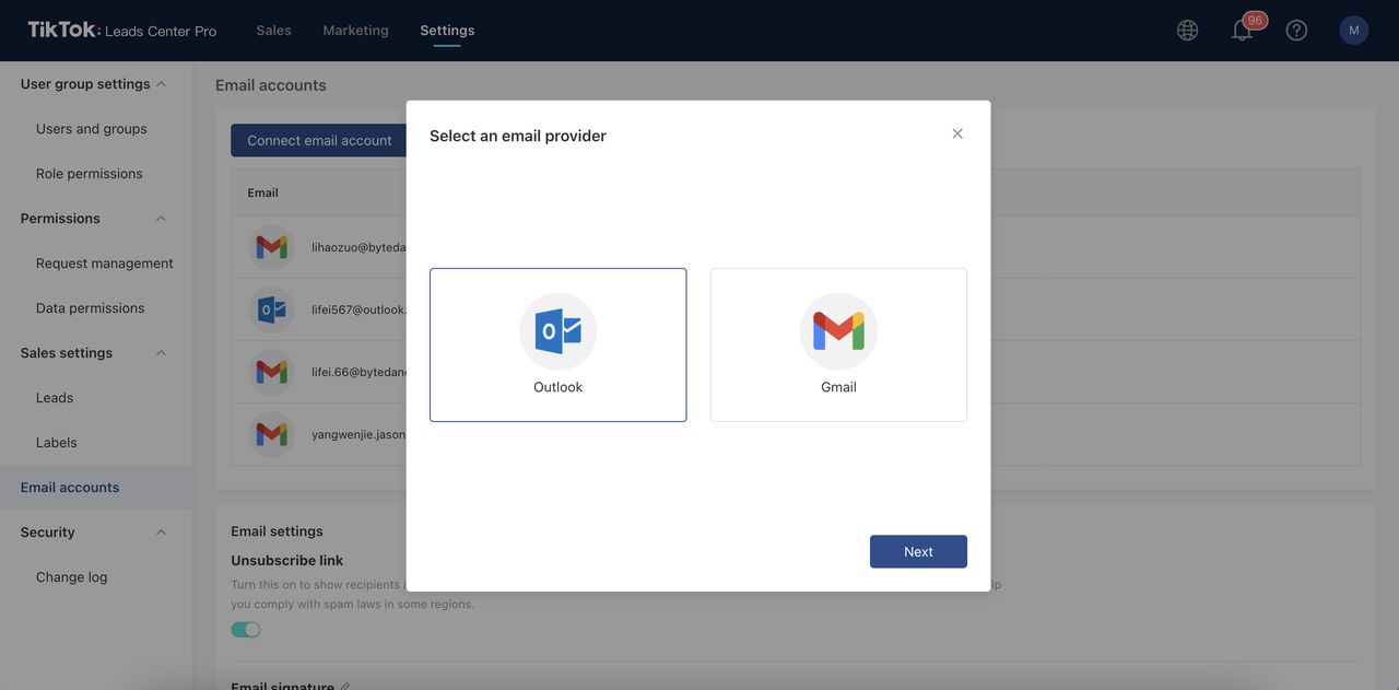 Get Started Leads Center Pro TikTok For Business