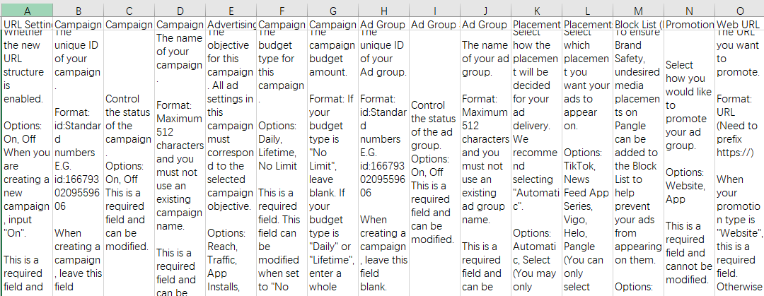 Create Ads Using Bulk Import Feature-CSV Template-PNG