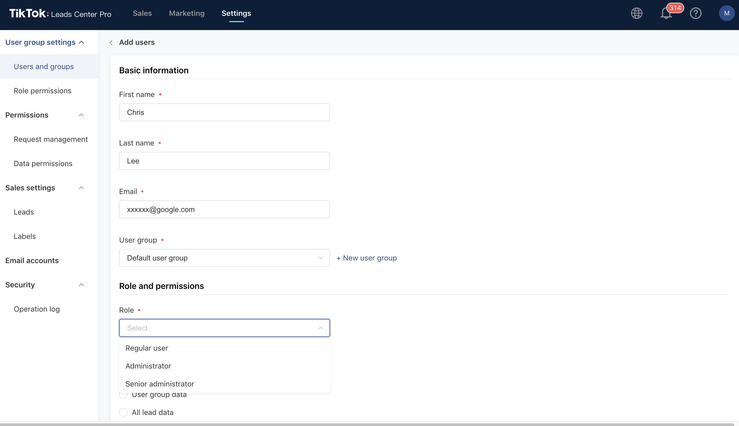 Get Started Leads Center Pro TikTok For Business
