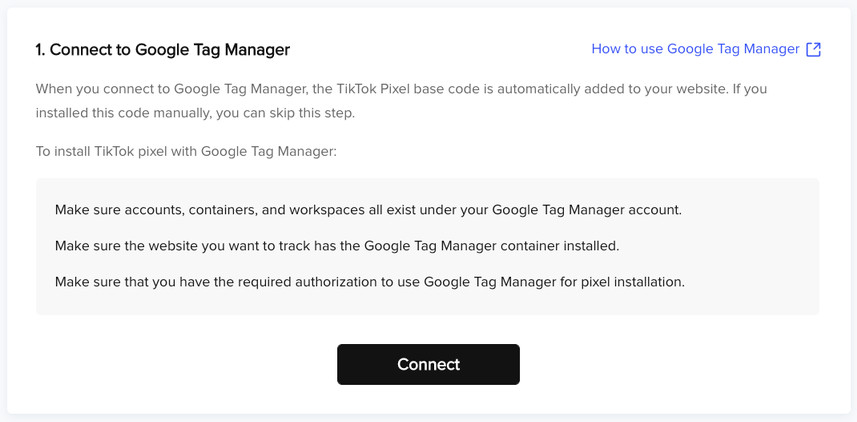 Google Tag Manager - Choose Tag Type
