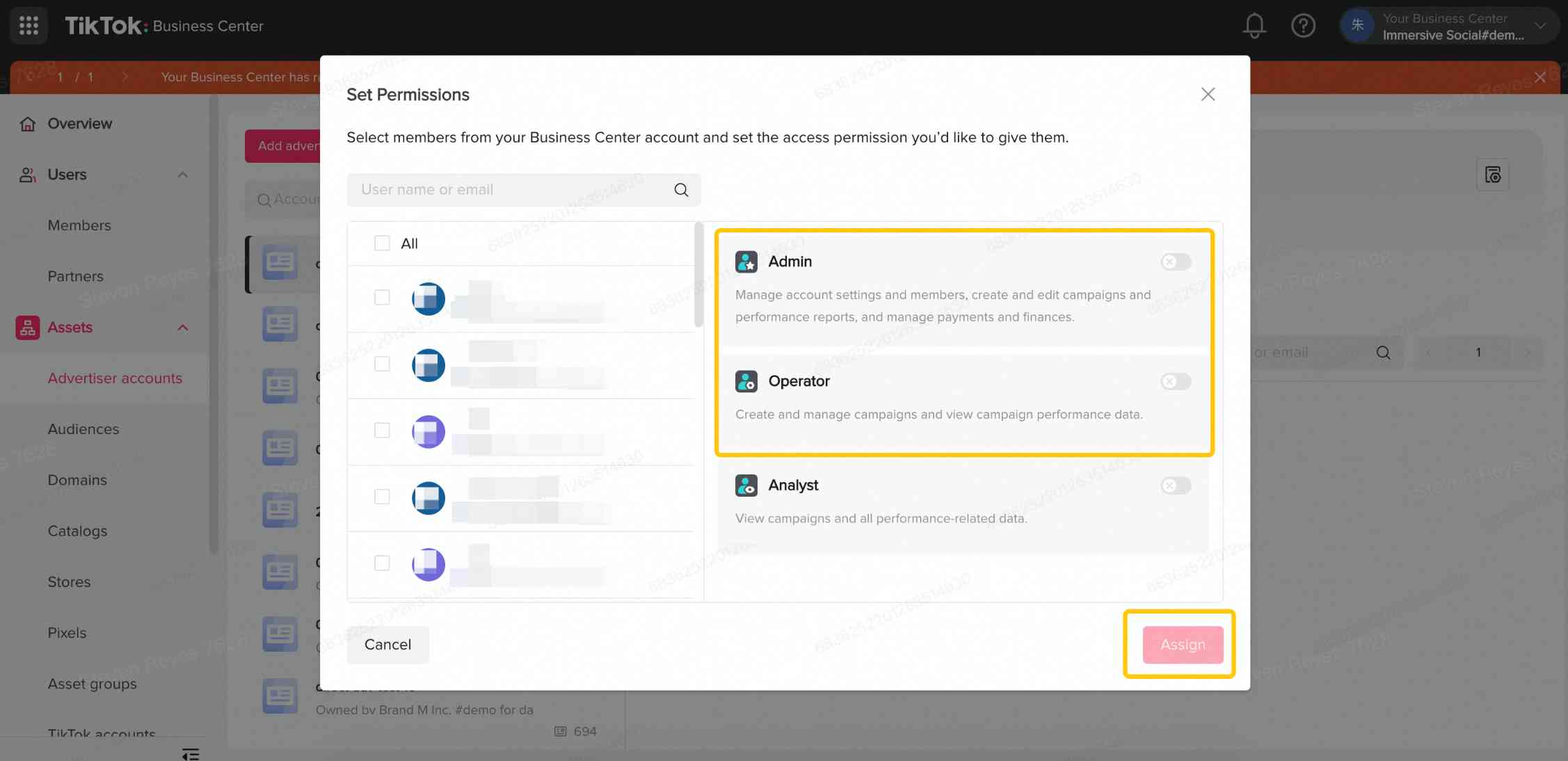 在广告管理工具中管理品牌使命视频