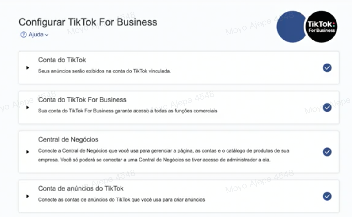 TikTok on Loja Integrada 设置指南