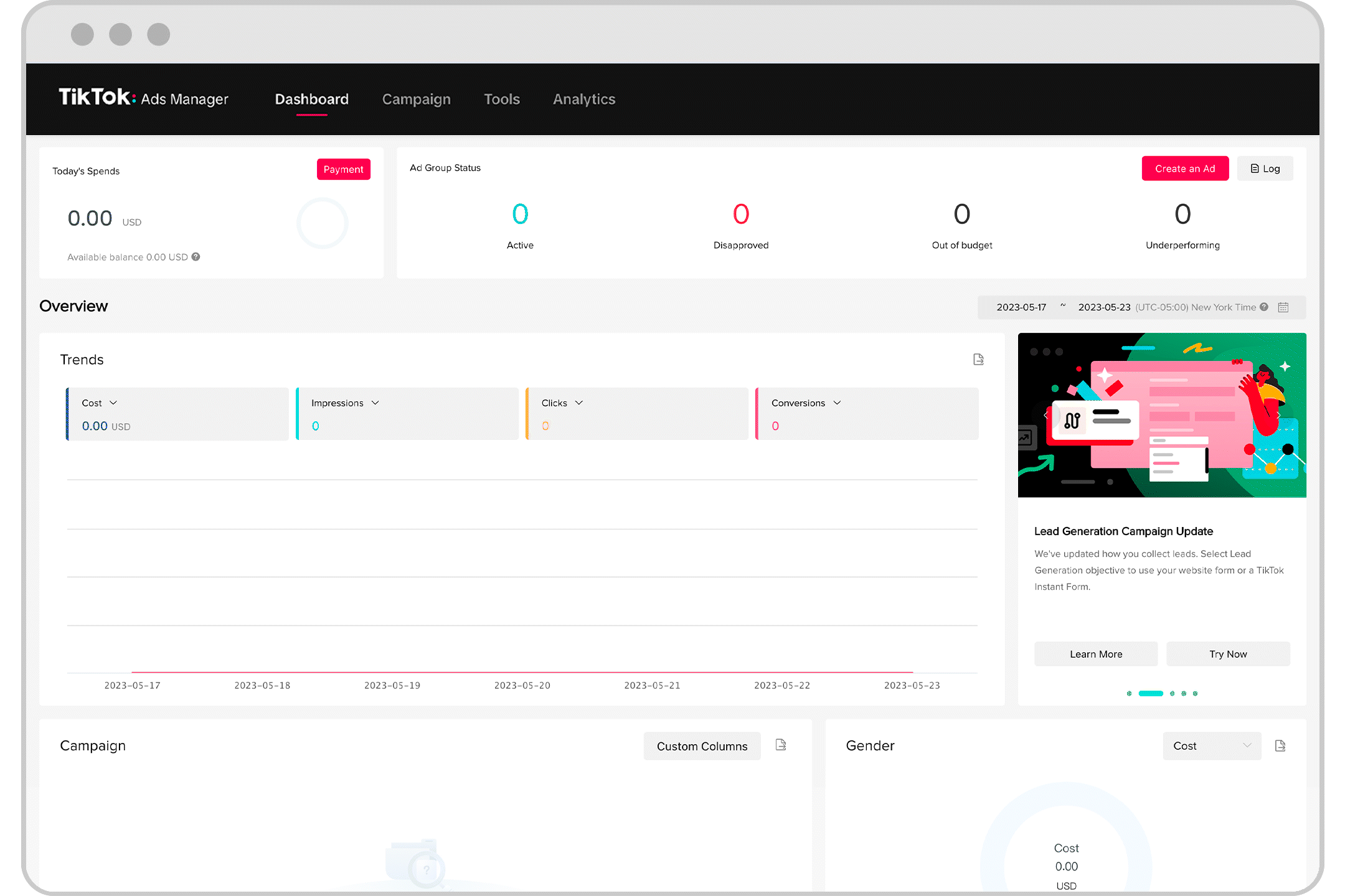 TikTok Ads Manager GIF