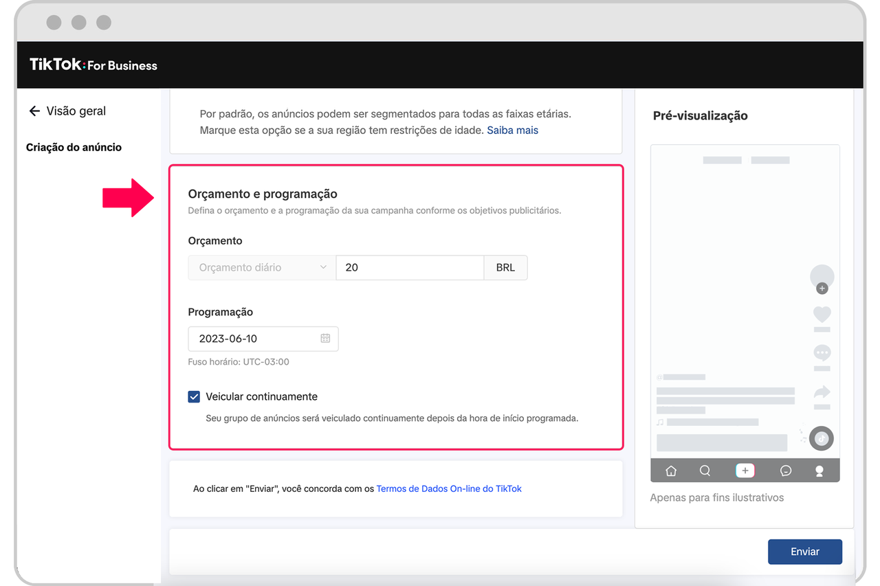 Nuvemshop上的TikTok设置指南