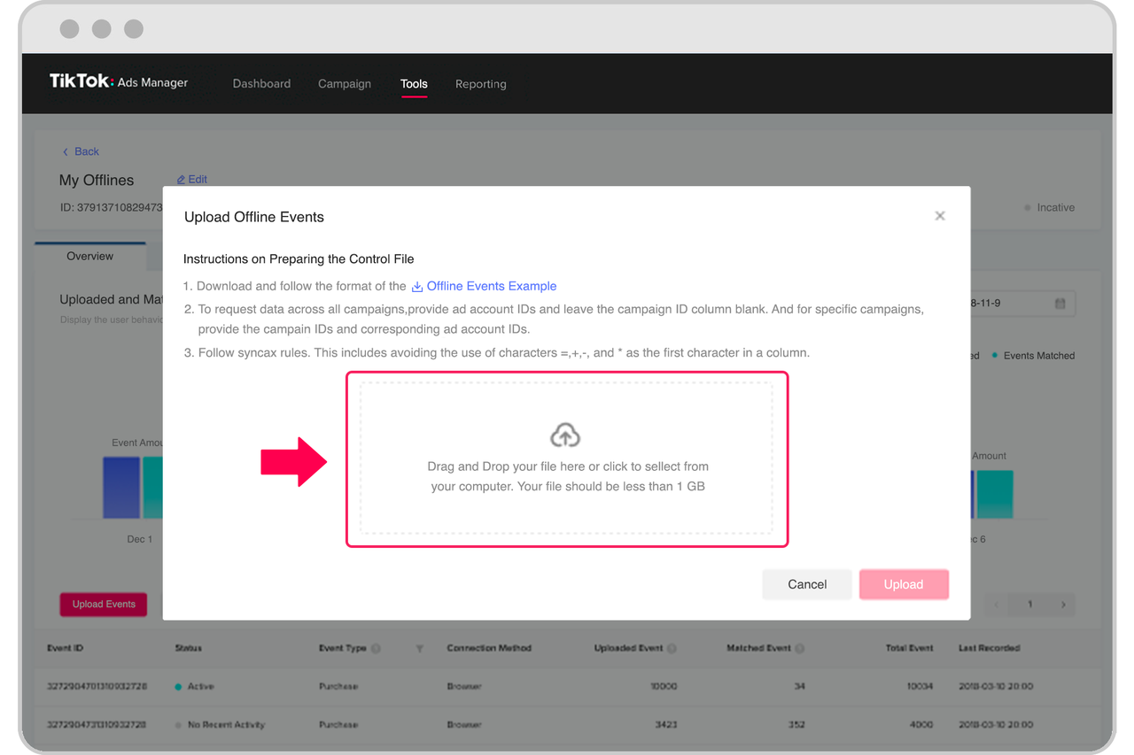 关于 Events API for Offline