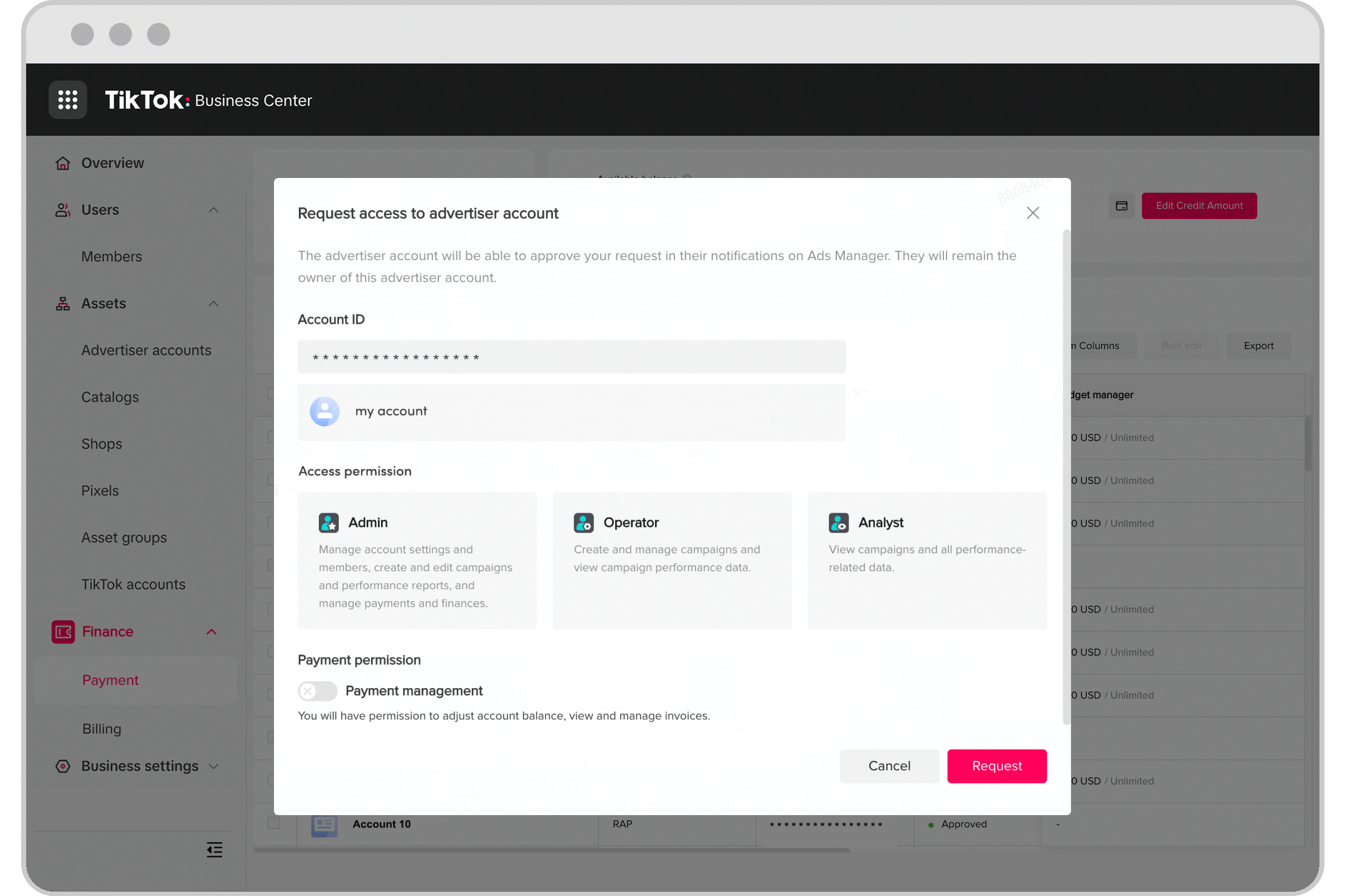 关于商务中心中的账单共享