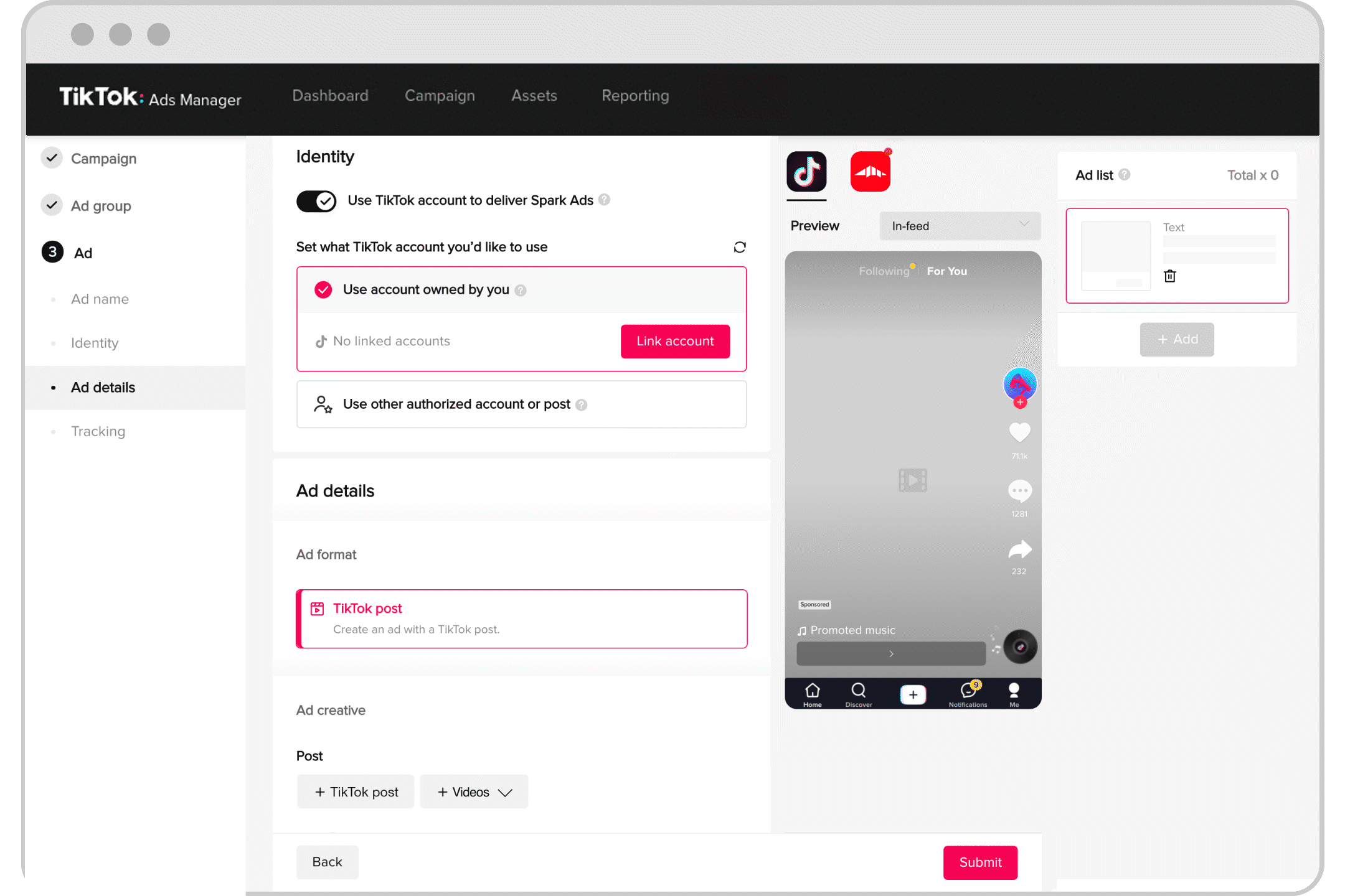 通过 TikTok 商务中心推广 Spark 广告