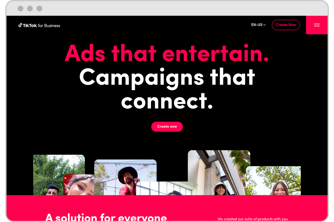 TikTok Ads Manager Intro-Homepage