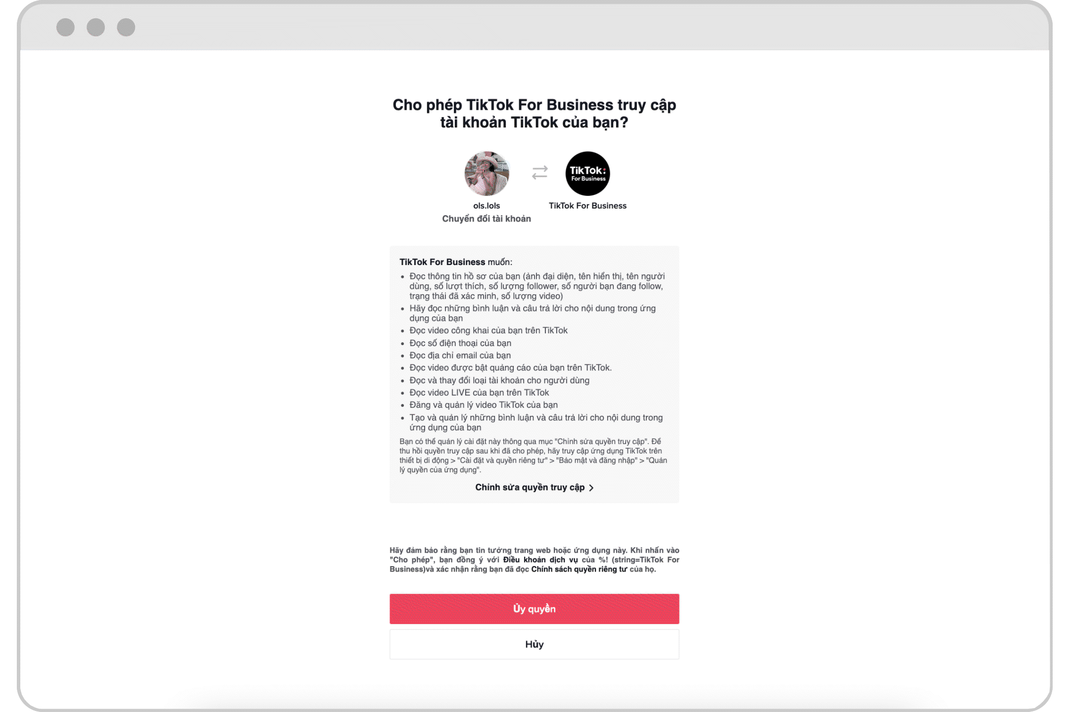 Haravan 上的 TikTok 设置指南