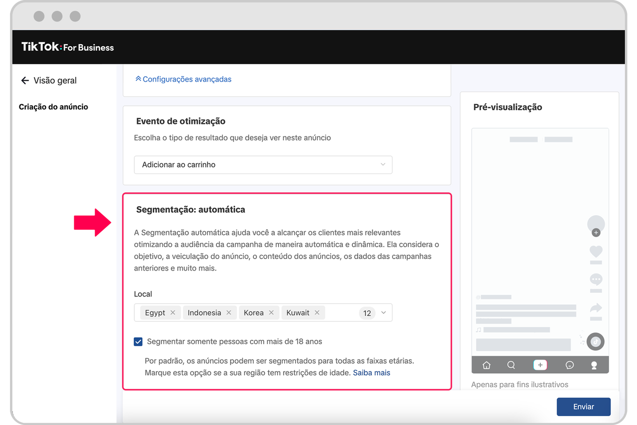 Nuvemshop上的TikTok设置指南