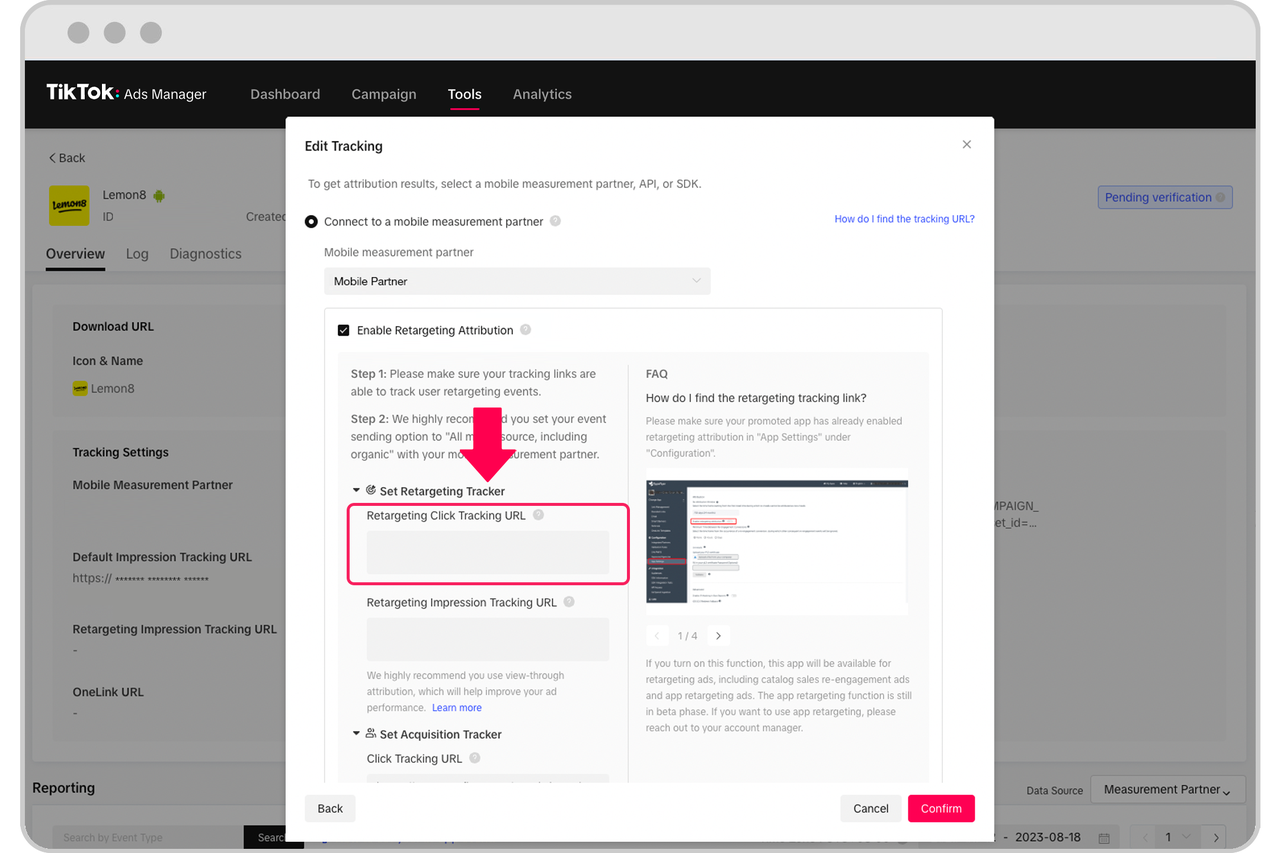 tracking URLs-tracking URLs (Adjust, Branch and Kochava)