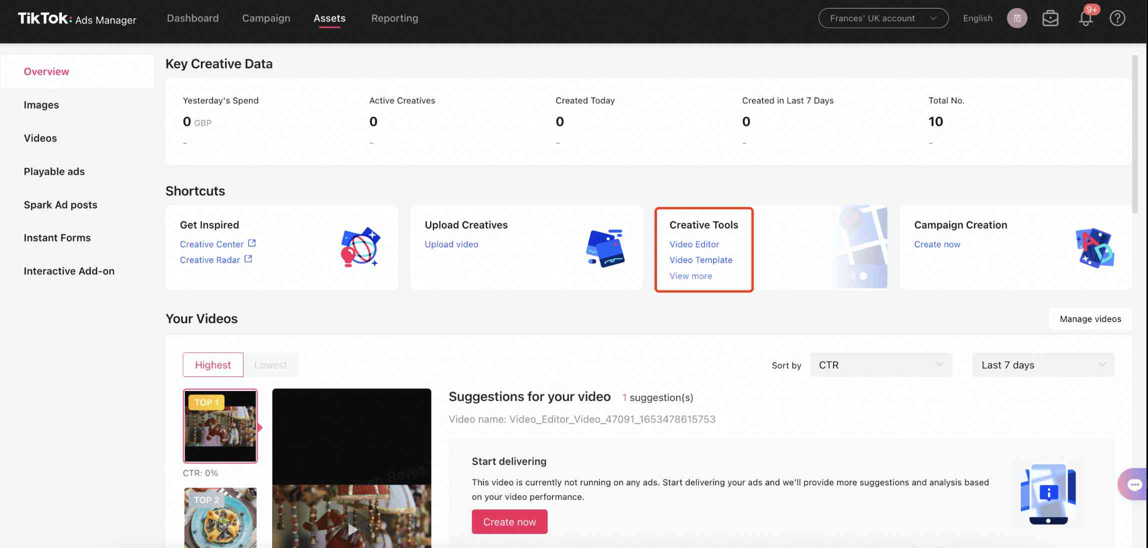 TikTok Video Editor TikTok Ads Manager